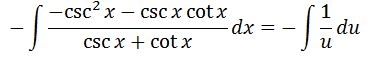 Antiderivative of cscx pt. 4