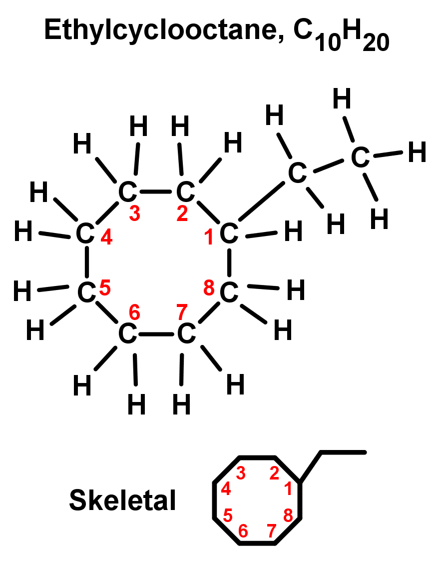 Ethylcyclooctane, C10H20