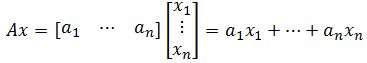 linear combination of column