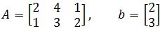 find x when given the image under t