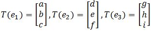 transformed vectors e_1, e_2, e_3