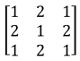 Notation of matrices