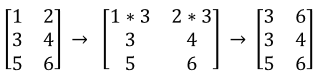 second type of matrix row operation
