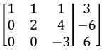 applying gaussian elimination to a matrix