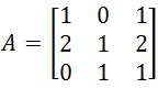 The inverse of 3 x 3 matrix with determinants and adjugate
