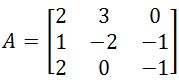 The inverse of 3 x 3 matrix with determinants and adjugate