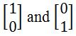 two unit vectors