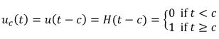 Heaviside Step Function Equation