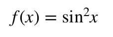 Equation 1: Derivative of sin^2x pt.1