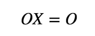 Equation 11: Matrix Multiplication for Zero Matrix example pt.2