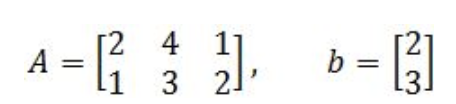 Equation 15: Matrix A and column vector b