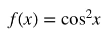 Equation 2: Derivative of cos^2x pt.1