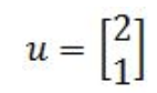 Equation 21: Vector u