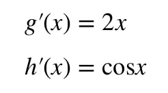 Equation 4: Derivative of sinx^2 pt.3