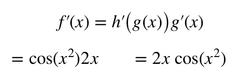 Equation 4: Derivative of sinx^2 pt.4