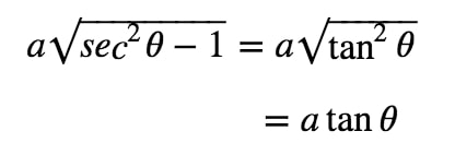 Equation 4: Substituting with asec pt.3