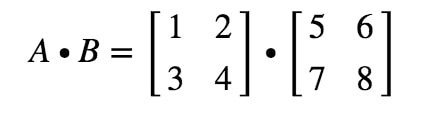 Equation 5: 2 x 2 Matrix Multiplication Example pt.2