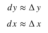 Equation 5: Approximating differentials pt.1