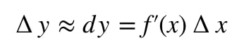Equation 5: Approximating differentials pt.3