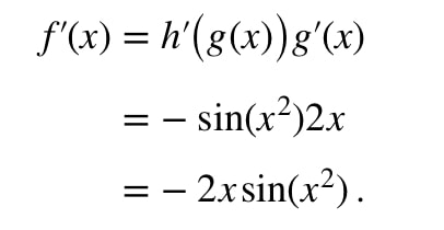 Equation 5: Derivative of cosx^2 pt.4