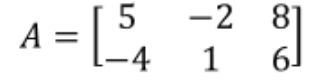 Equation 5: Matrix A