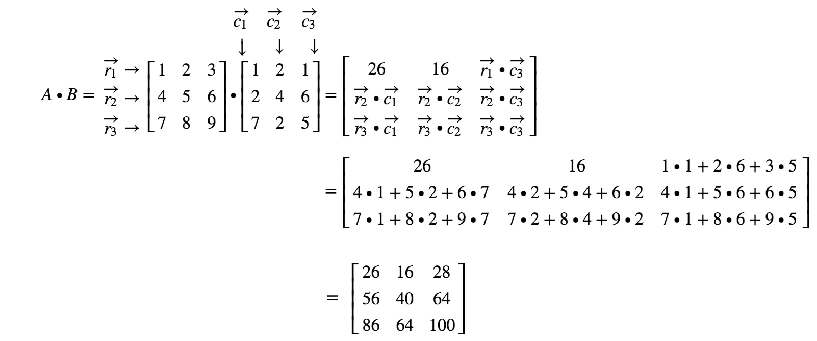 3 6 x multiplication matrix to matrices How together  StudyPug  two multiply