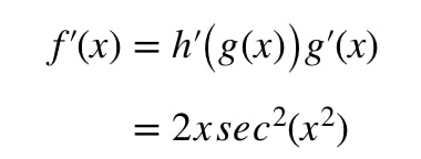 Equation 6: Derivative of tanx^2 pt.4