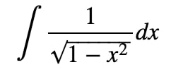 Equation 6: Trig Substitution of inverse sin pt.1