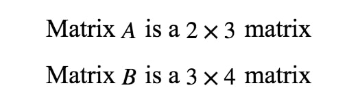 Equation 7: Defined Matrix example pt.2