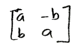 Equation for example 3: Matrix form