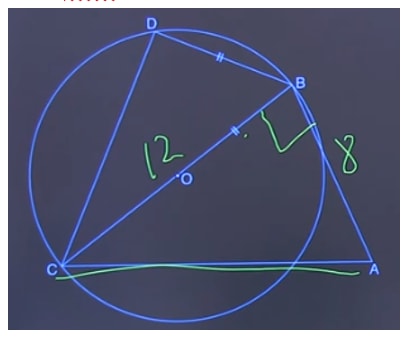 Find the length of diameter and BC