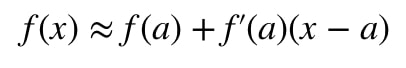 Formula 2: Linear approximation