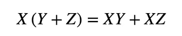 Formula 4: Distributive Property