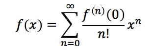 Formula 4: Maclaurin Series