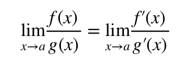 Formula 6: L’hopital’s rule