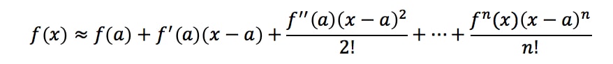 Formula 7: Taylor Series Approximation