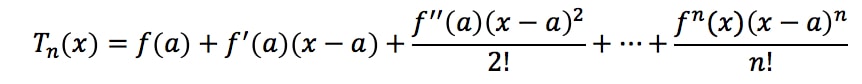 Formula 8: Taylor Series Polynomial