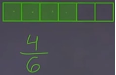 The fraction of the first box provided in the diagram