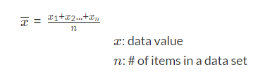 mean formula