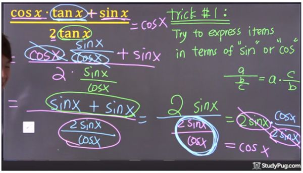 How To Prove Quotient And Reciprocal Identities Studypug